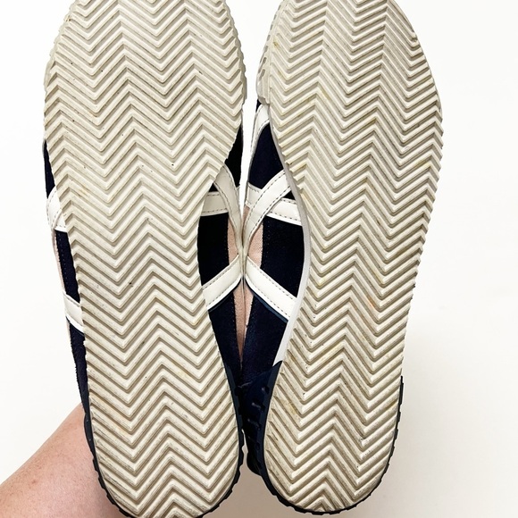 Onitsuka Tiger by Asics Womens Navy Pink White Delegation F Sneaker Size 11 - Picture 8 of 13